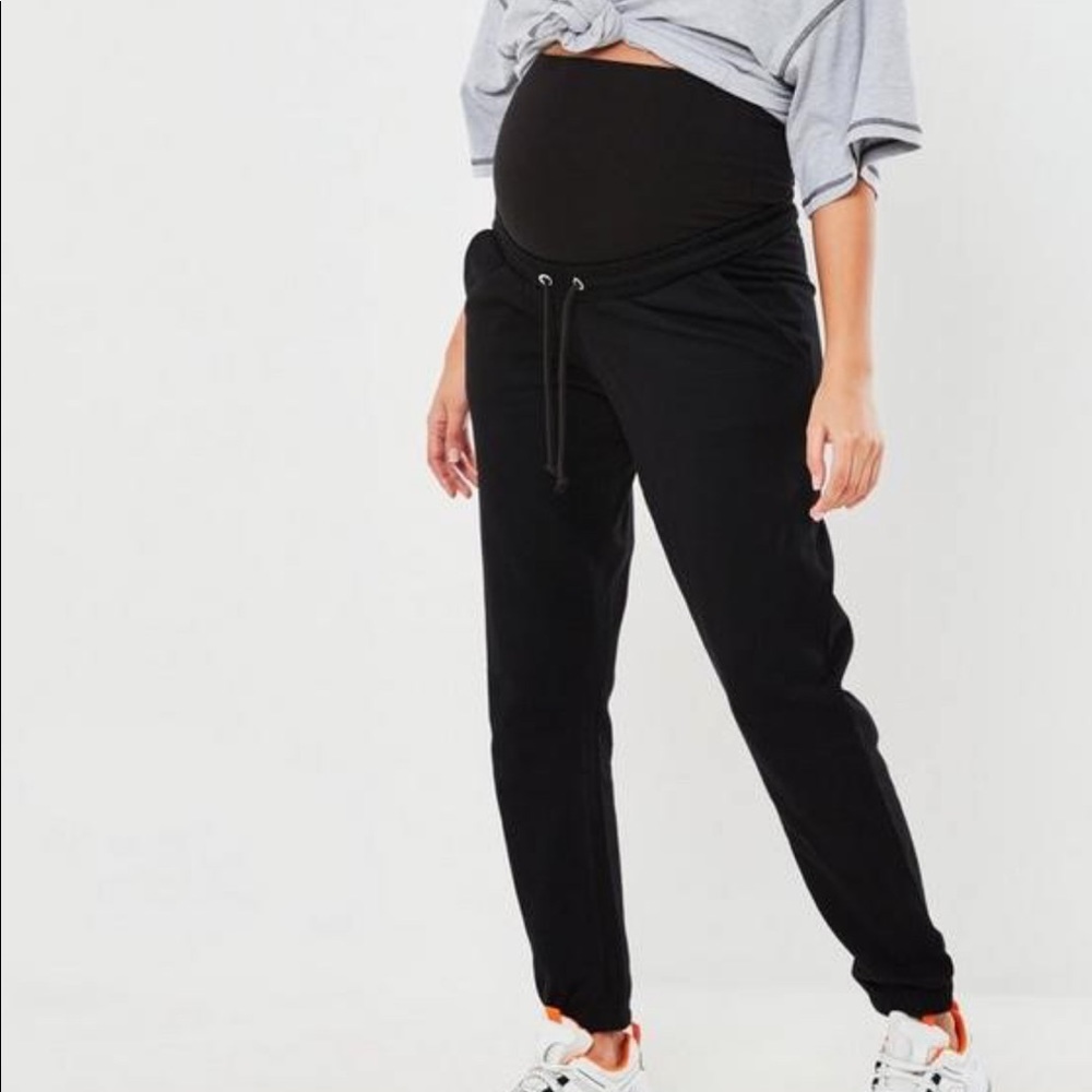 Black 90’s Maternity Joggers